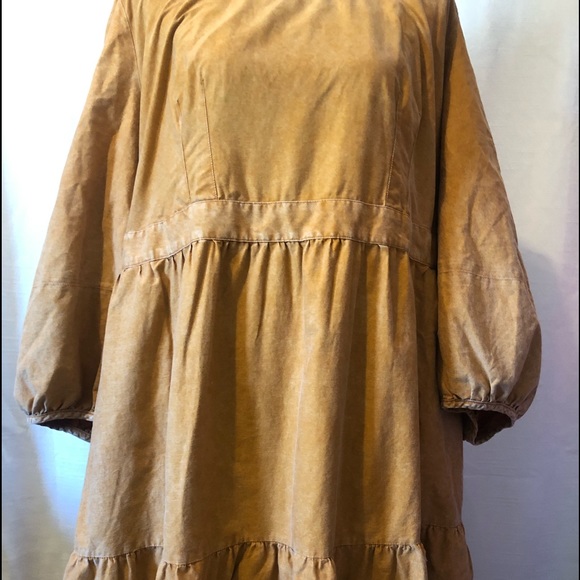 Ava & Viv Womens Dress 1X Brown/Tan - Picture 5 of 7